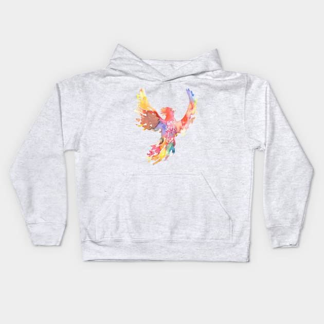 And Still I Rise Kids Hoodie by Jess Buhman Art 